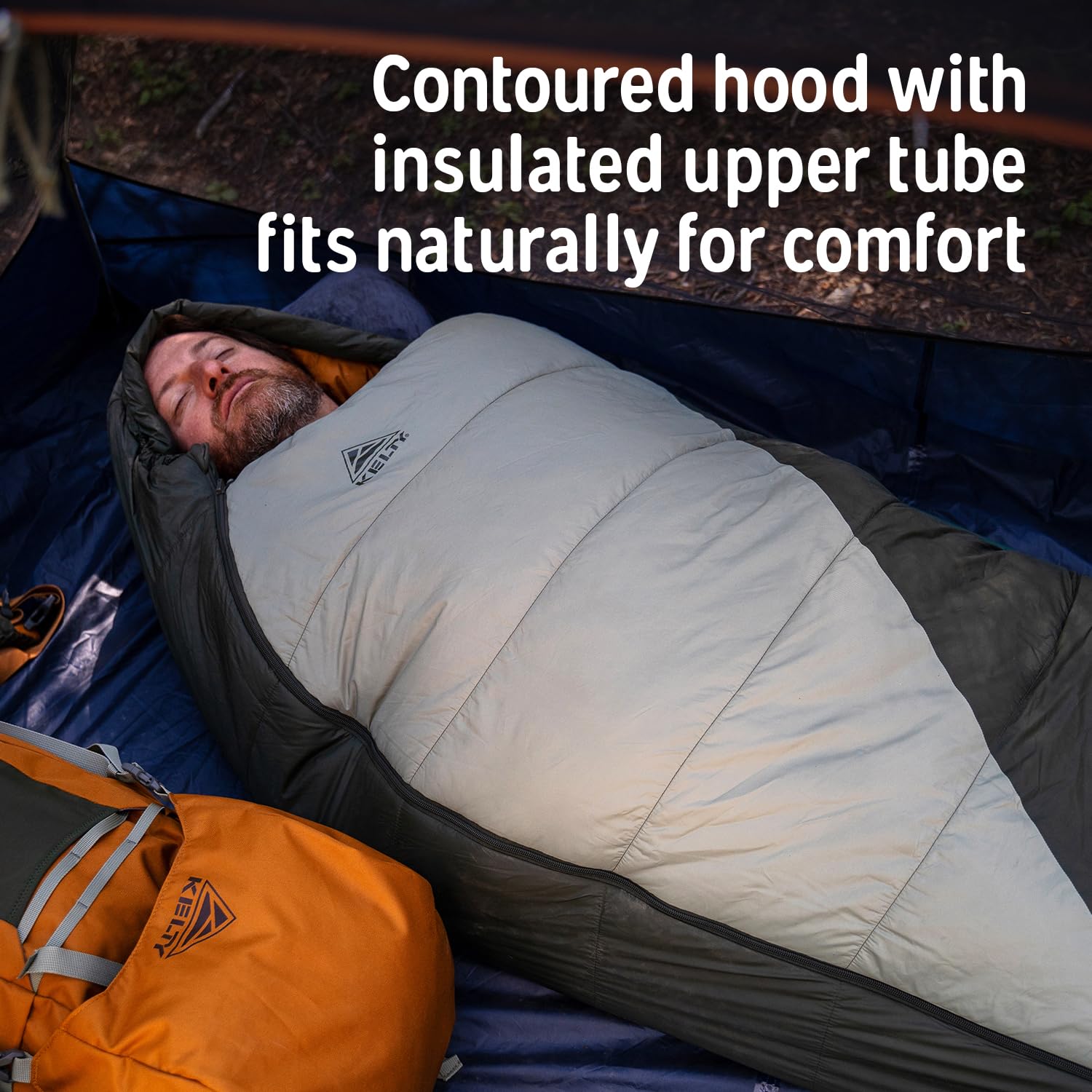 Kelty Cosmic Synthetic Fill 0 Degree Backpacking Sleeping Bag, Regular – Compression Straps, Stuff Sack Included - Image 12