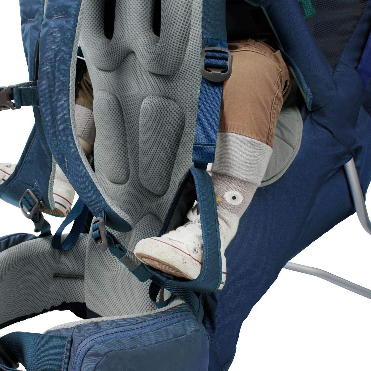 Kelty Journey PerfectFit Child Carrier Backpack, Adjustable Suspension with Hipbelt, 5 Point Safety Harness, Large Zippered Mesh Pockets - Image 6